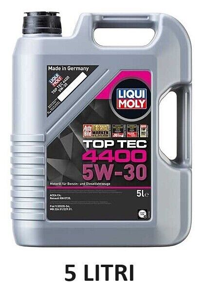 5 Litri 5 LT Olio motore Liqui Moly TOP TEC 4400 5W30 per Renault