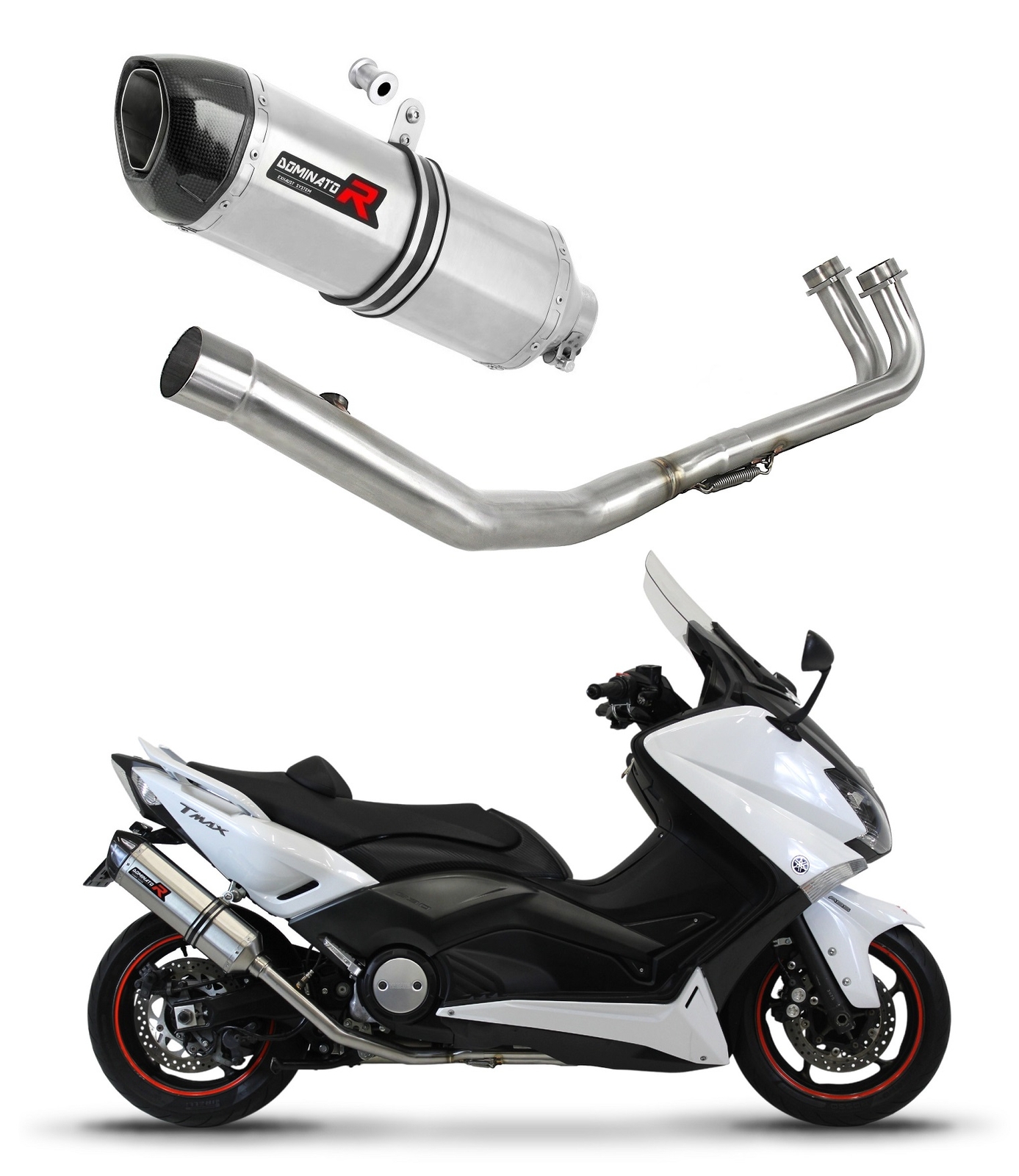 XP 530 T-MAX 2012 - 2016 Sistema di scarico Silenziatore HP1 DOMINATOR