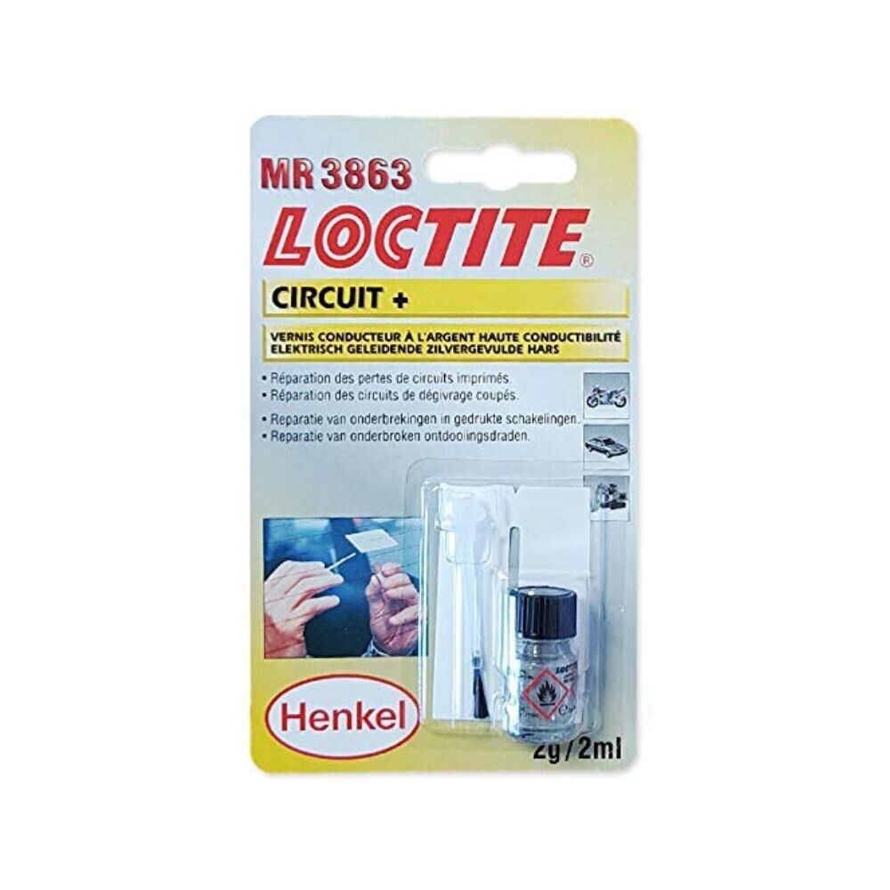 Loctite 3863 Circuito Vernice Conduttore Kit Riparazione Gamma Pro Rif. 1151365