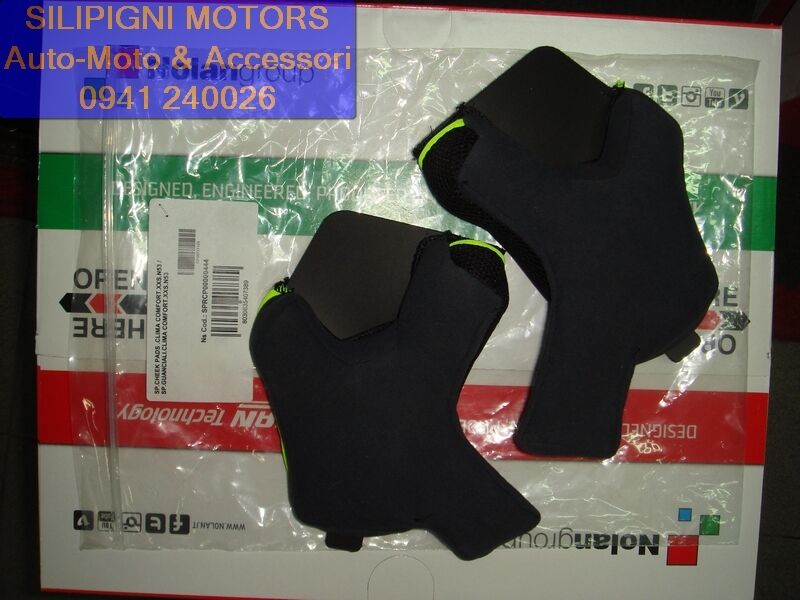 GUANCIALI CHECK PADS per NOLAN N53 "TAGLIA XS" Interno Casco Off Road Nolan N53