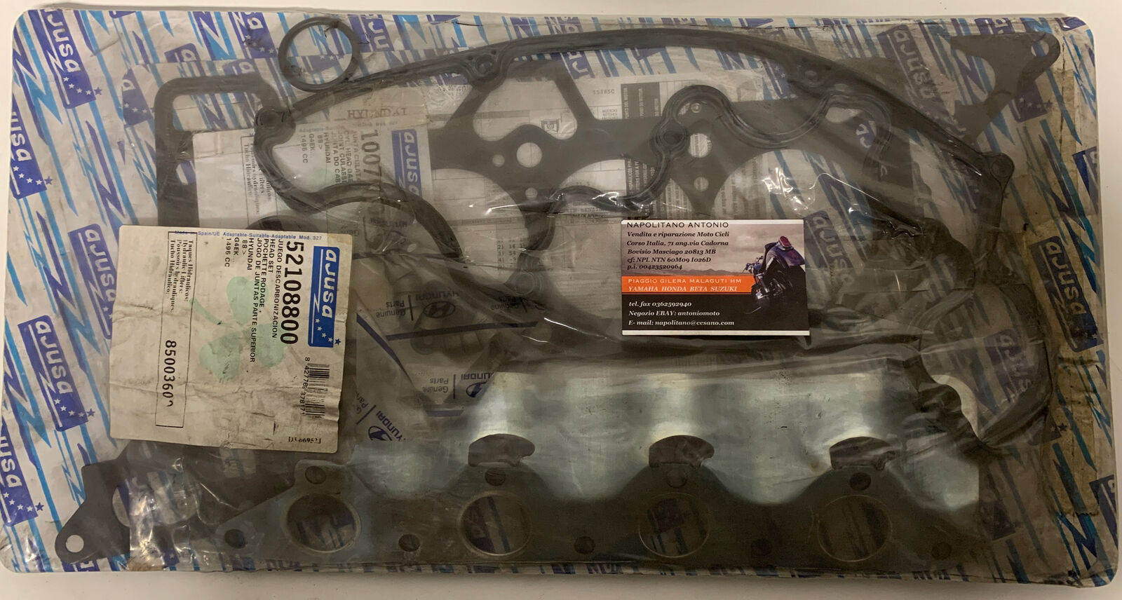 52108800 SERIE GUARNIZIONI MOTORE AJUSA PER HYNDAI 88> 1495 CC G4EK