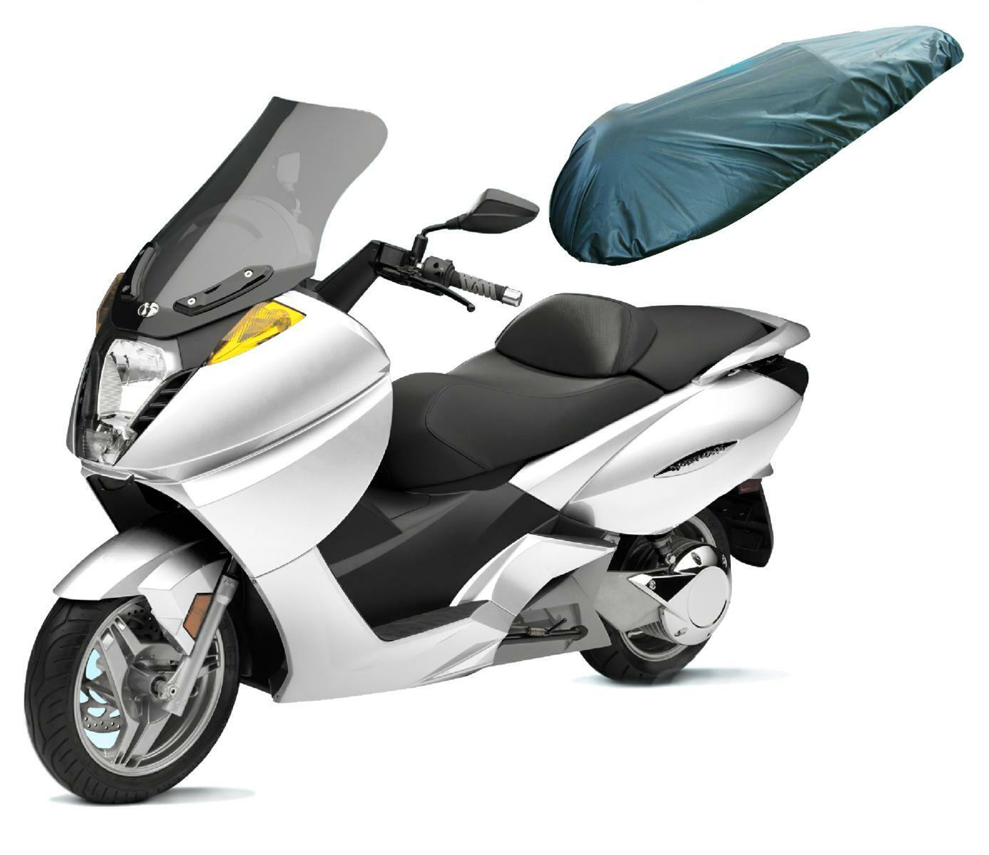 Universal Motorcycle Motorbike Nylon Heavy Duty Waterproof Seat Covers Black M