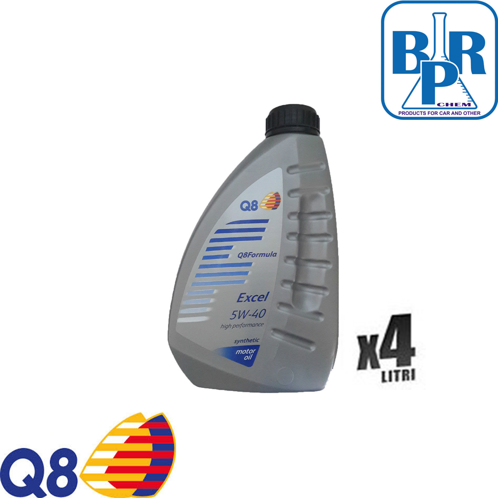 4 LITRI OLIO MOTORE AUTO Q8 FORMULA EXCEL 5W40 SINTETICO (LT.4)