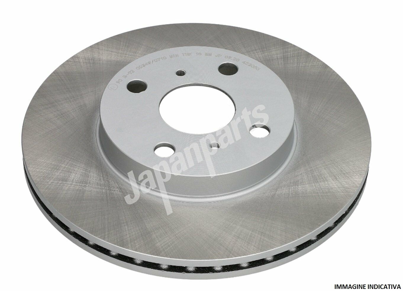 JAPANPARTS DI-820C - Disco freno singolo anteriore ventilato