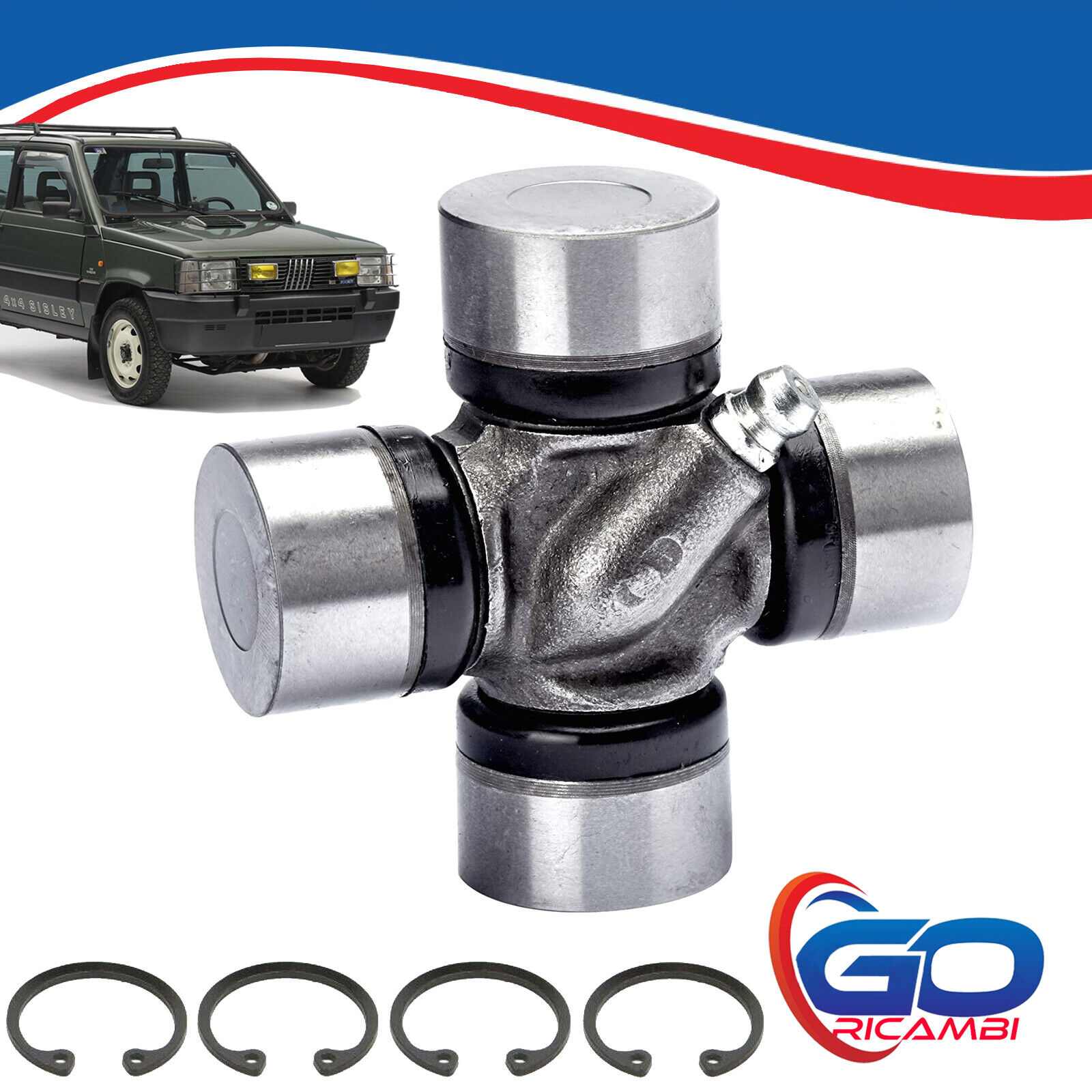 CROCIERA ALBERO TRASMISSIONE CON INGRASSATORE PER FIAT PANDA 4X4 dal 1983-2004