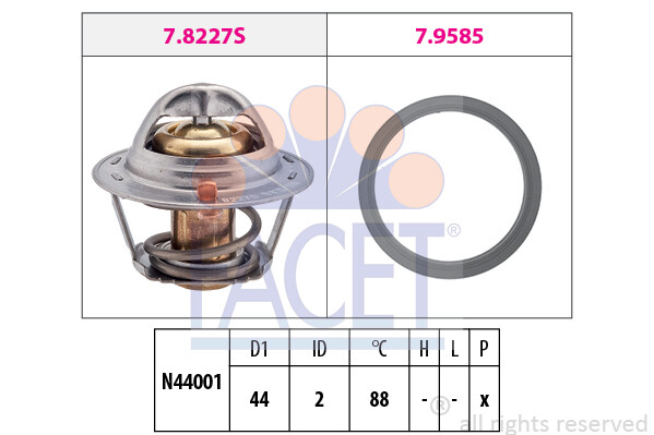 TERMOSTATO FACET 78366