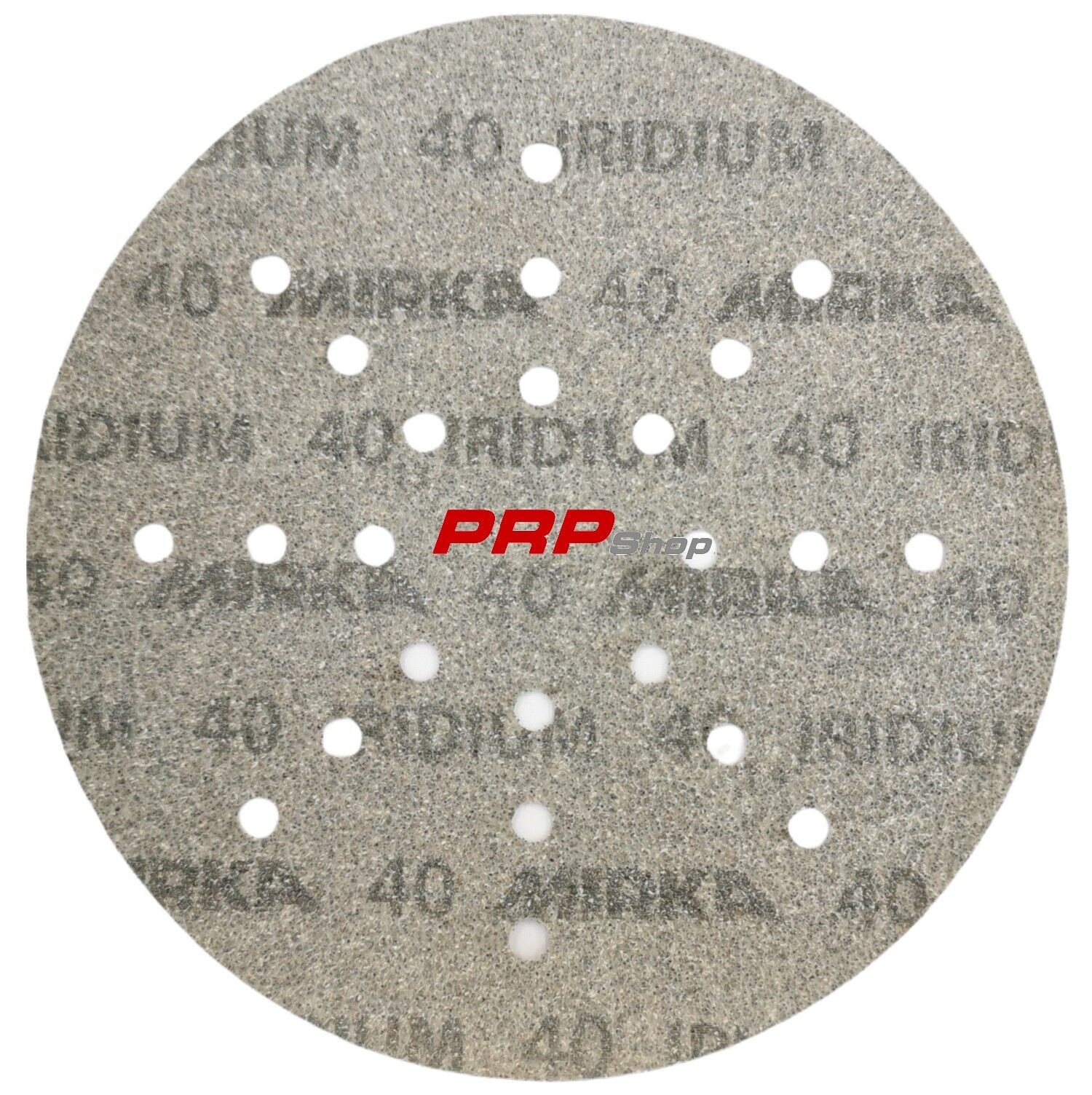 DISCHI ABRASIVI CERAMICO MULTIFORO Ø225 IRIDIUM MIRKA LEVIGATRICE 24F GRANA 40