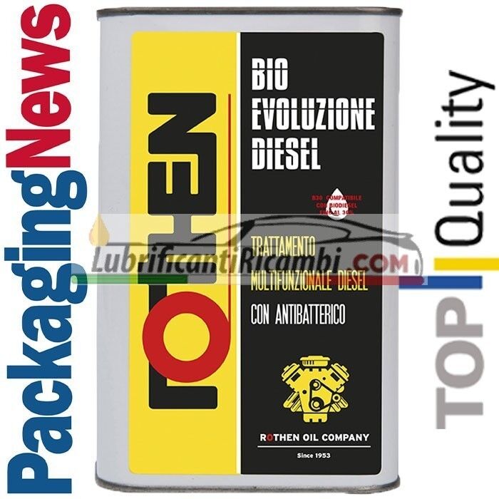 Additivo motori Diesel - ROTHEN BIO EVOLUZIONE DIESEL CON ANTI BATTERICIDA 1 L