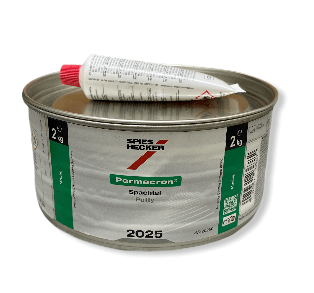 STUCCO METALLICO PER CARROZZERIA AUTO MOTO SPIES HEKER 2025 KG 2 + INDURITORE