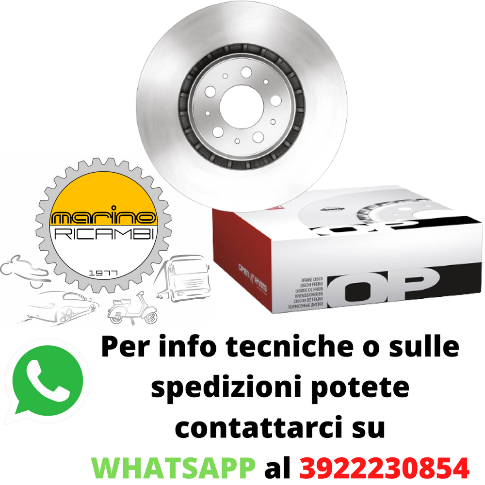 COPPIA DISCO FRENO ANTERIORE FIAT GRANDE PUNTO EVO OPEL ADAM CORSA D CORSA E