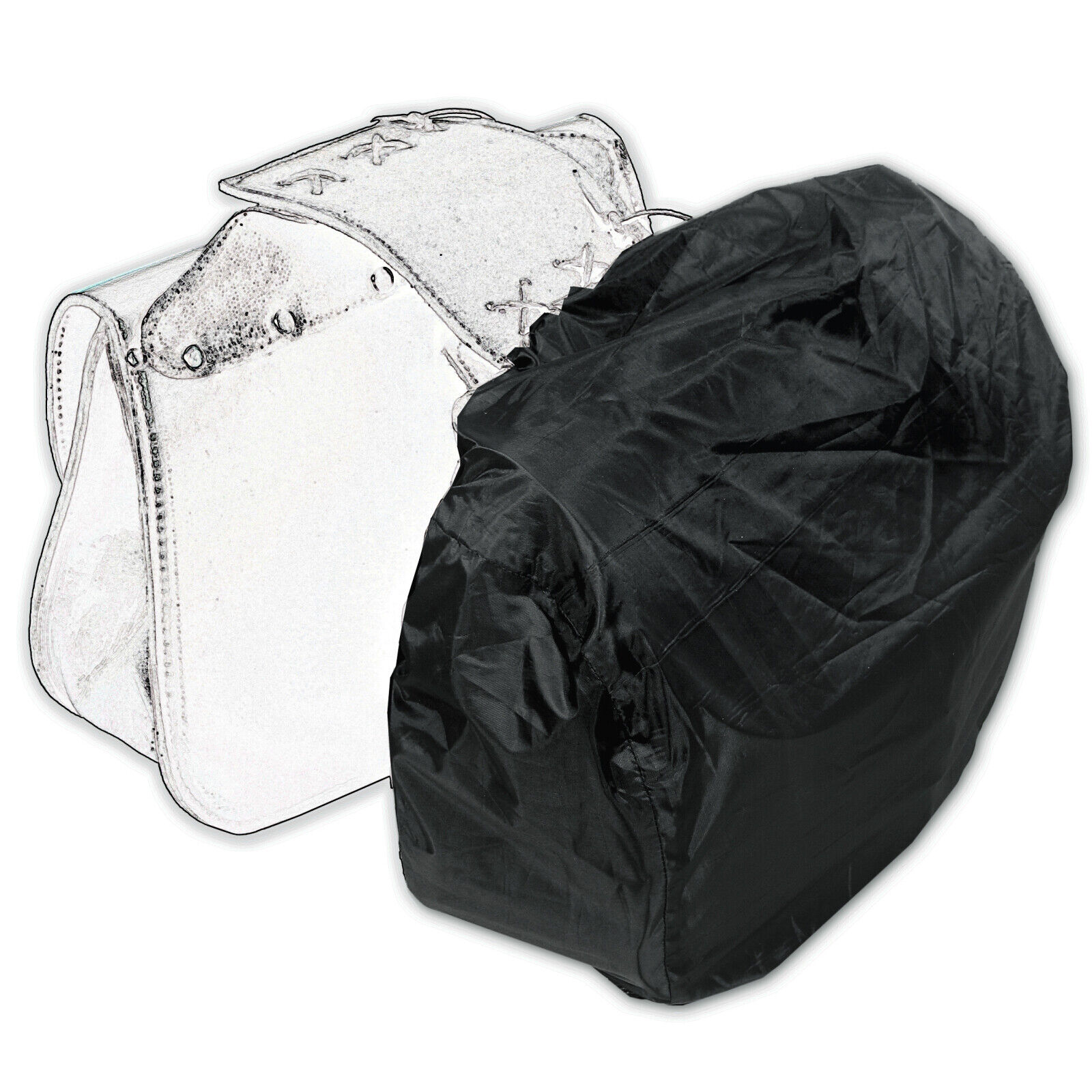 saddle Bag Covers Waterproof Panniers Motorcycle Motorbike Luggage
