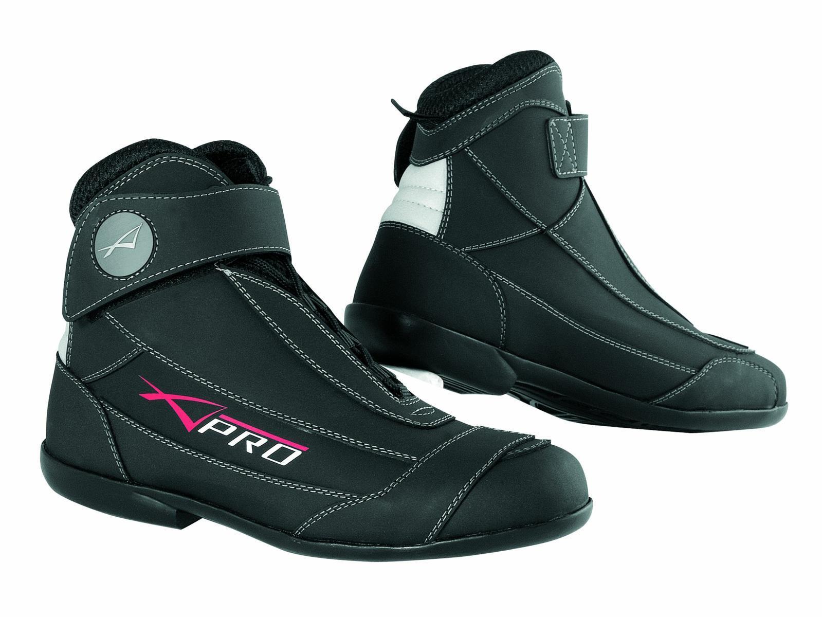 Summer Biker Motorcycle Motorbike Scooter Leather Touring Sport Boot Shoes 39