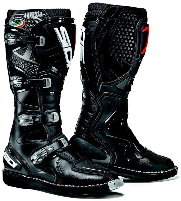 STIVALI BOOTS SNODO MOTO CROSS ENDURO SIDI AGUEDA NERO TG 46