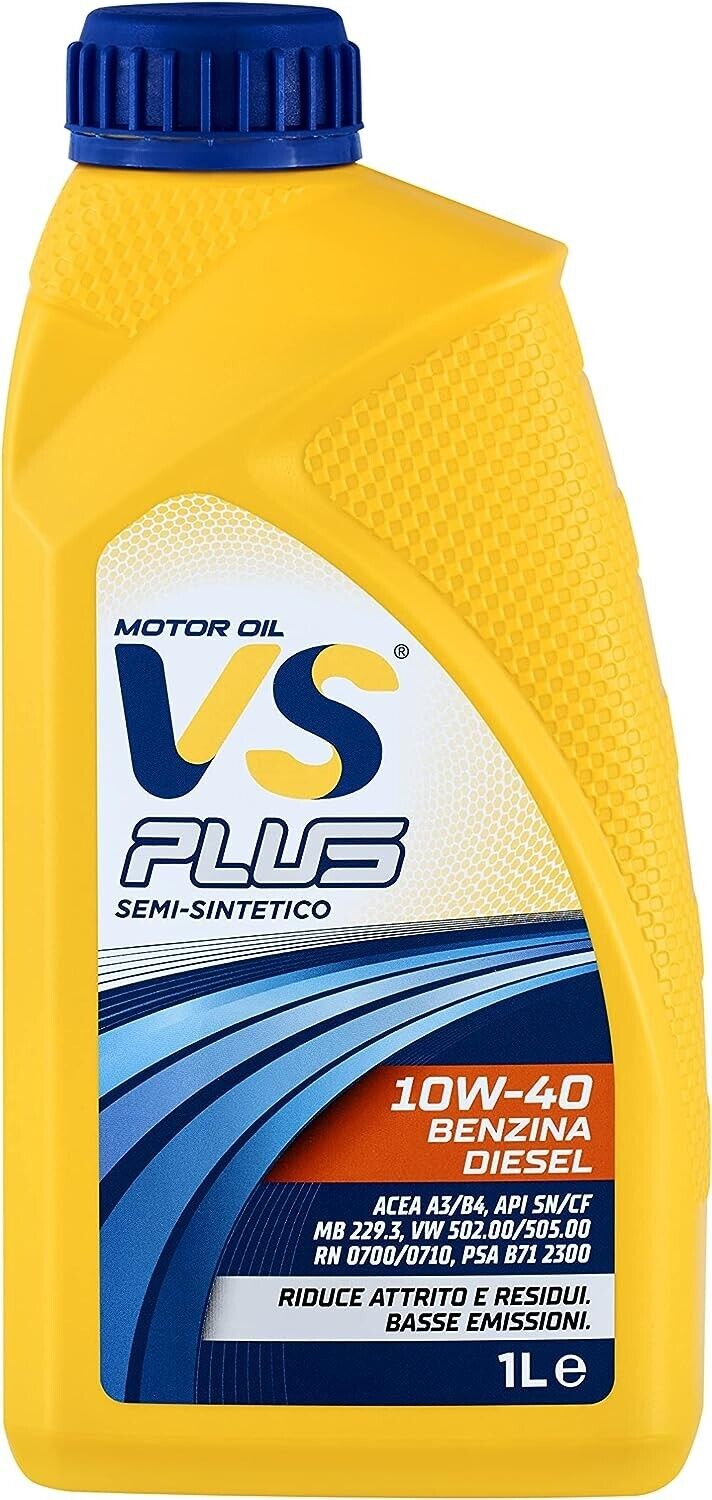 AREXONS VS PLUS 10W-40 Lubrificante Semi Sintetico Motore Diesel e Benzina 1L, L