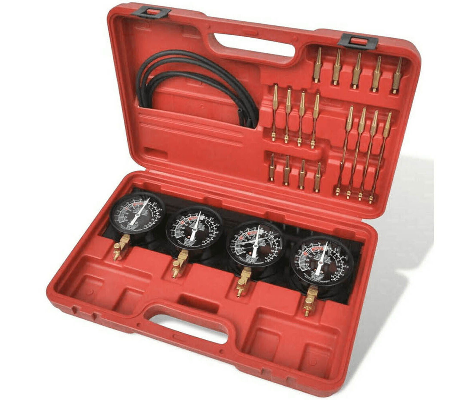 Set sincronizzazione carburatore auto moto vacuometro manometro carburante 06030
