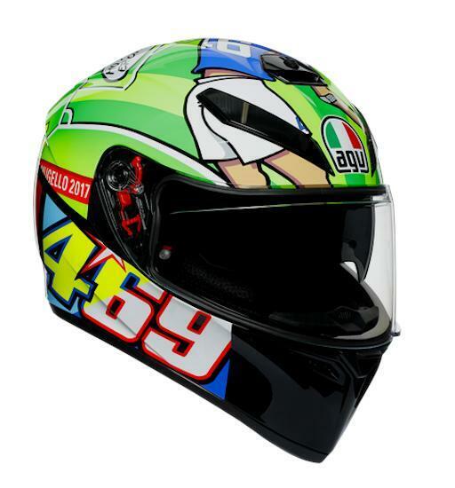 Casco Integrale AGV K-3 SV K3-SV MPLK TOP Rossi Mugello 2017 Taglia XS