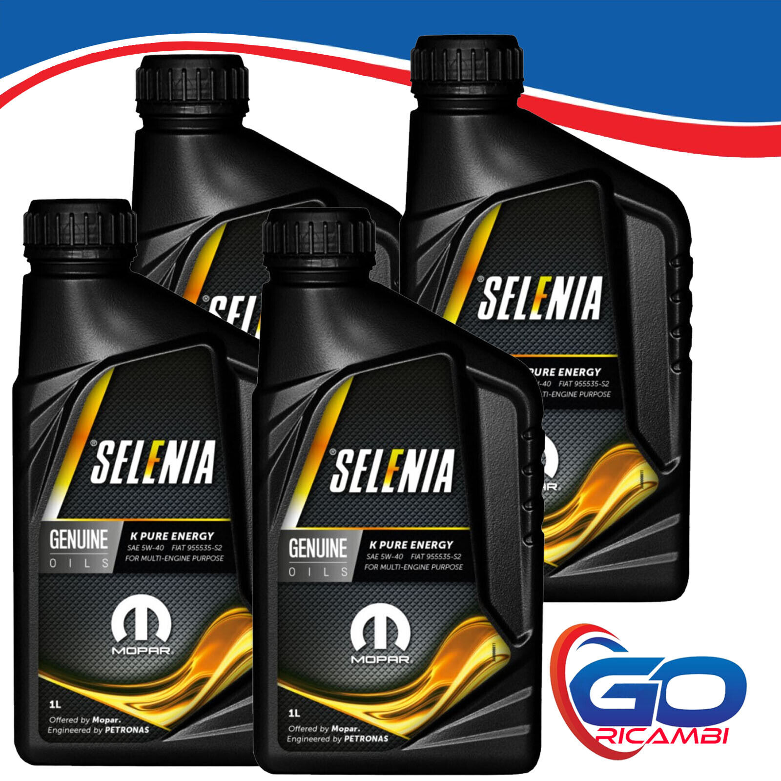 4 LITRI OLIO MOTORE SELENIA 5W40 K PURE ENERGY MULTIAIR