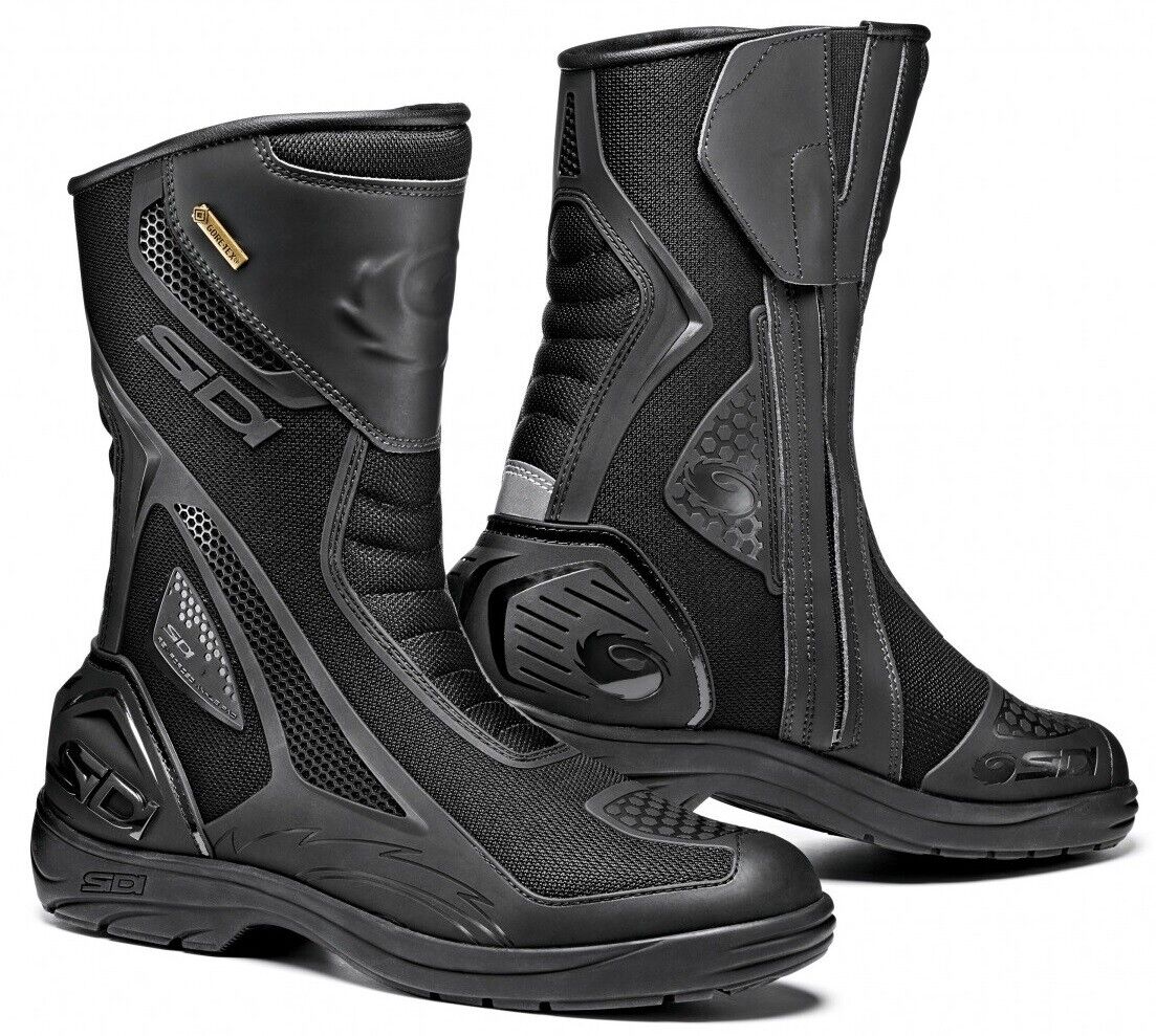 STIVALI BOOTS MOTO TOURING SIDI ARIA GORE TEX BLACK NERO IMPERMEABILI TG 41