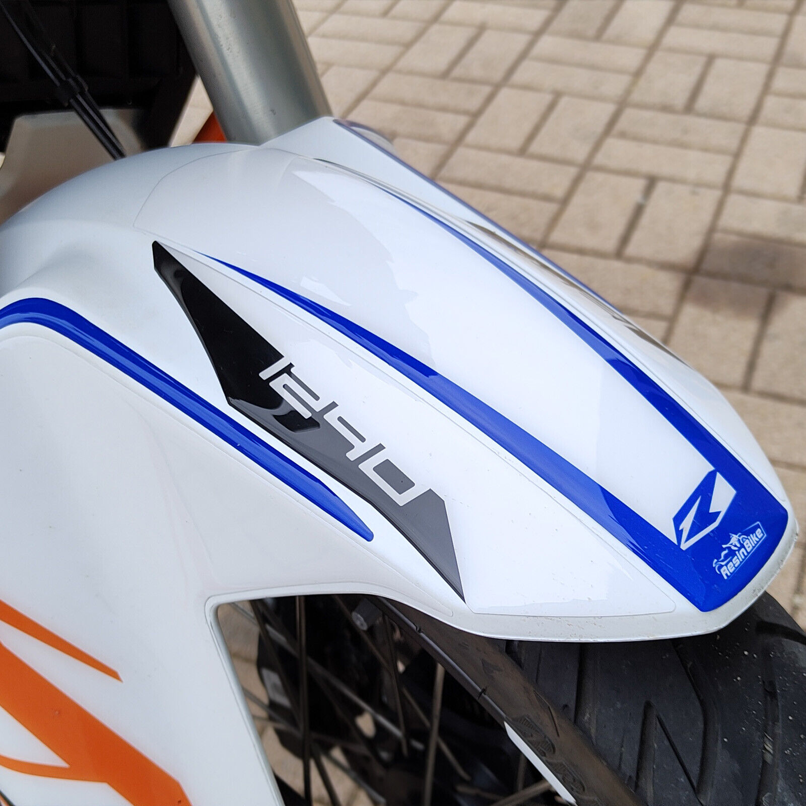Adesivi 3D compatibili con KTM 1290 Super Adventure R 2021 Protezione Parafango