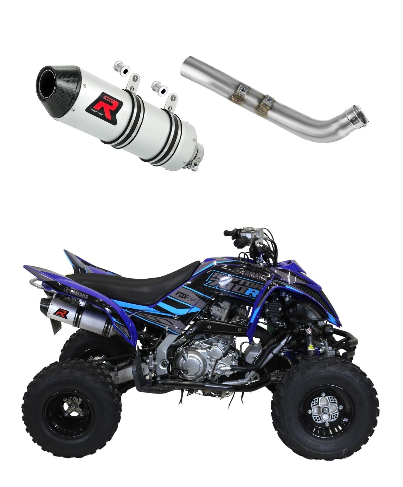 RAPTOR 700 R 2015 - 2021 Terminale di Scarico Marmitta MX2 DOMINATOR