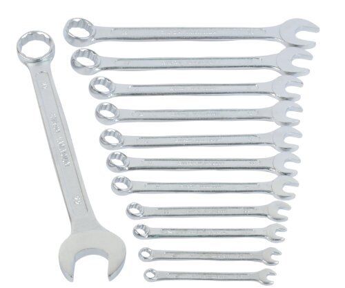 Mannesmann - M 130-12 – Set chiavi ad anello e chiavi inglesi, 12 pz, (e4T)
