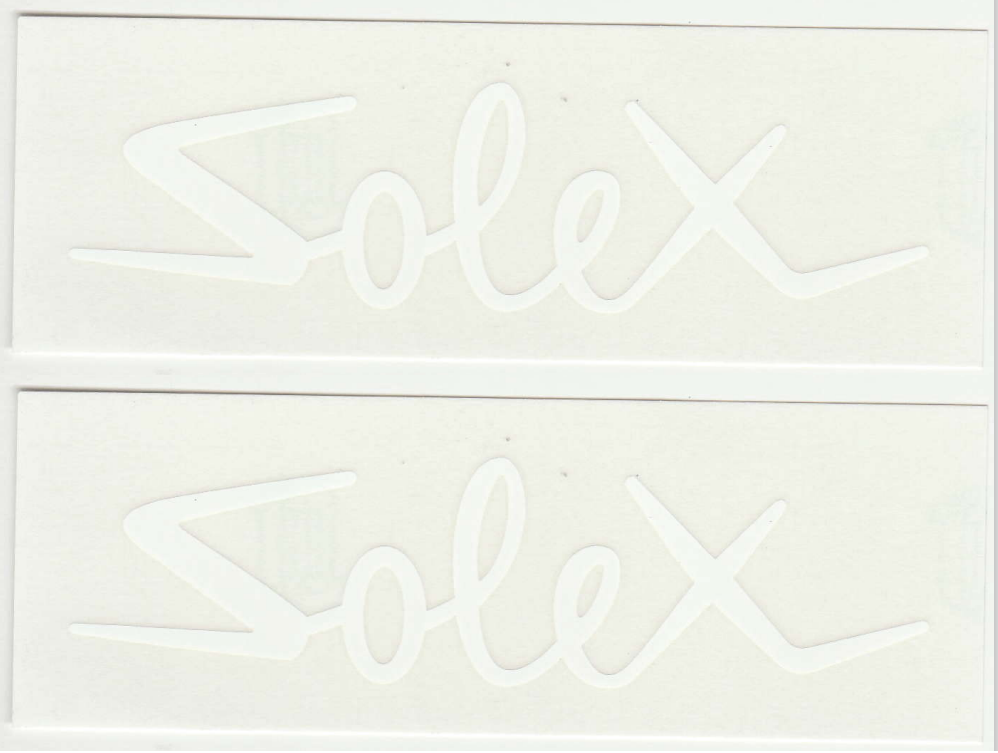 2x adesivi adesivo blanco Solex Velosolex 2200 3300 3800 5000 losanga bici moto