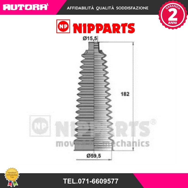 N2842043 Kit soffietto, Sterzo (MARCA-NIPPARTS)