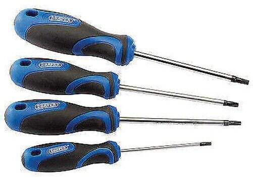 Set Cacciaviti Torx 4 Piece Soft Grip Tx-Star Screwdriver Set