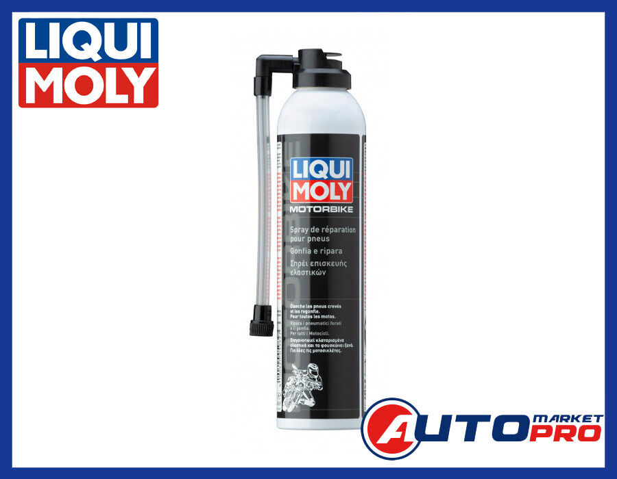 LIQUI MOLY 5982 MOTORBIKE GONFIA E RIPARA SIGILLA E RIGONFIA PNEUMATICI 41004200