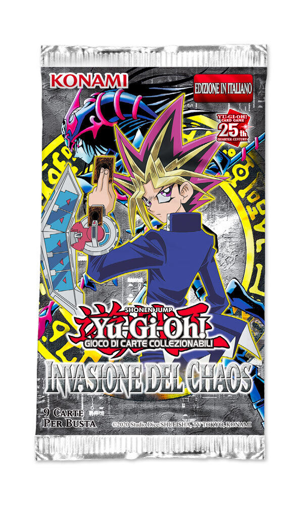 Yu-Gi-Oh! Invasione del Chaos unlimited 25th Quarter Century busta 9 carte (IT)