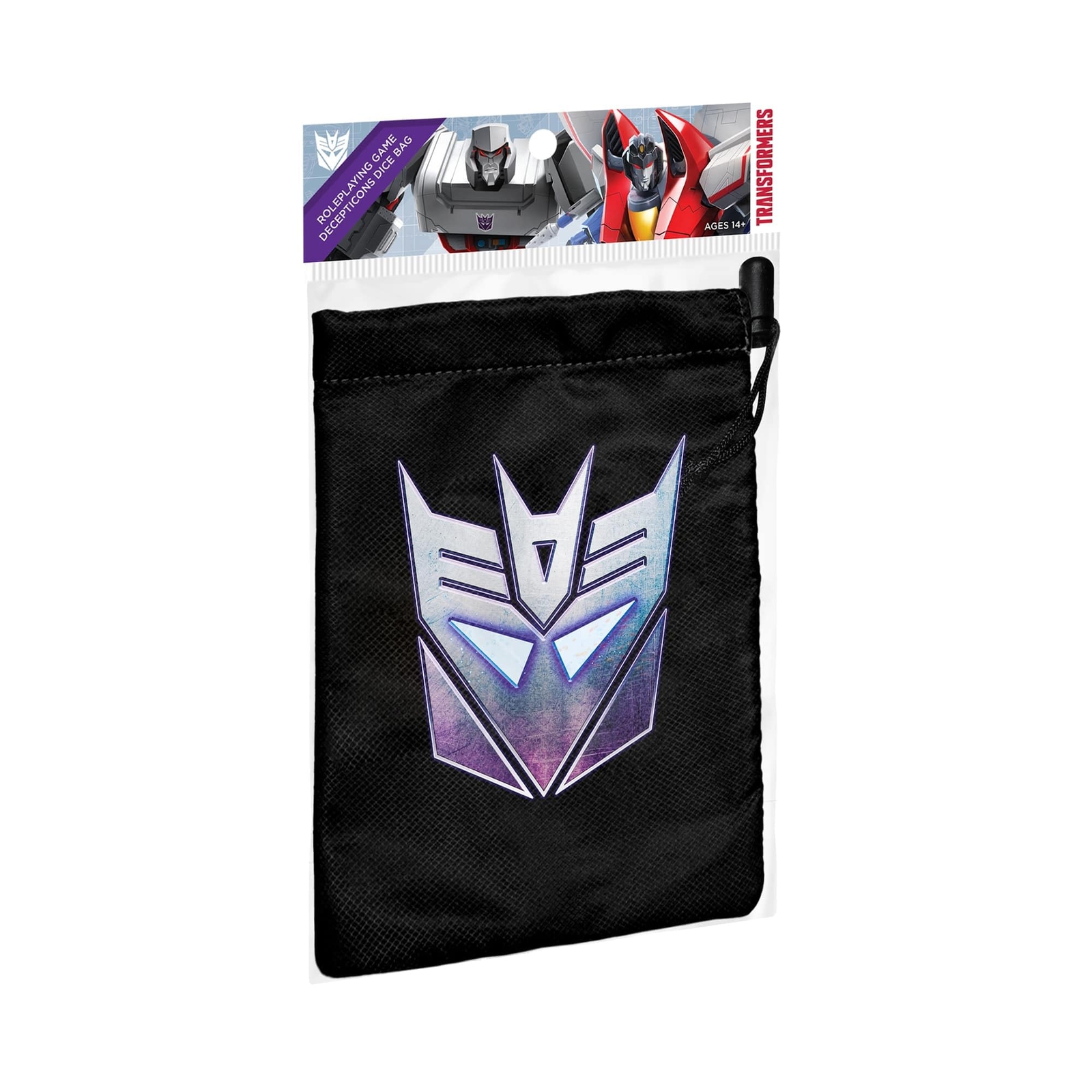Renegade Game Studios: Transformers RPG Decepticon Dice Bag - Roleplaying Game A