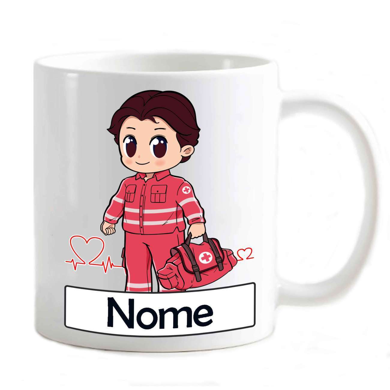 Tazza personalizzabile nome regalo laurea Soccorritore 118