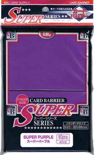 KMC proteggi carte standard pacchetto da 80 bustine Super Purple