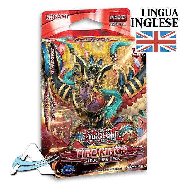 Mazzo Structure Deck I Re del Fuoco Fire Kings ENGLISH SR14 YUGIOH ANDYCARDS