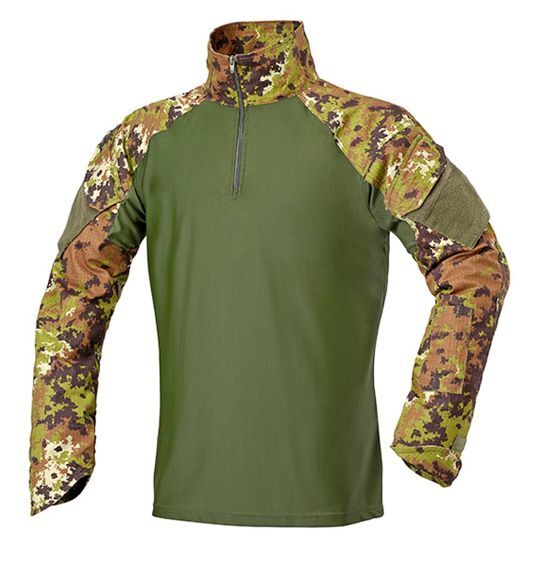 LYCRA AIRSOFT TACTICAL COMBAT SHIRT SOFTAIR VEGETATO DEFCON 5 D5-1603 TAGLIA XL
