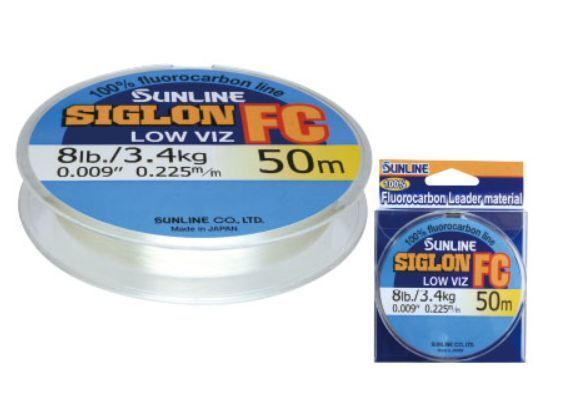 MONOFILO SIGLON FC 0,60 MM FLUOROCARBON SUNLINE 50 MT PESCA INVISIBILE JAPAN