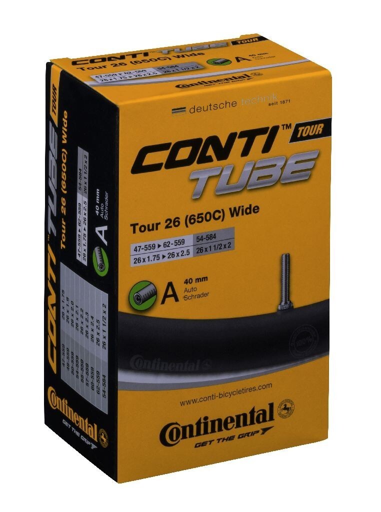Camera d'aria Continental Tour 26 wide (AV40) 47-559 / 62-559