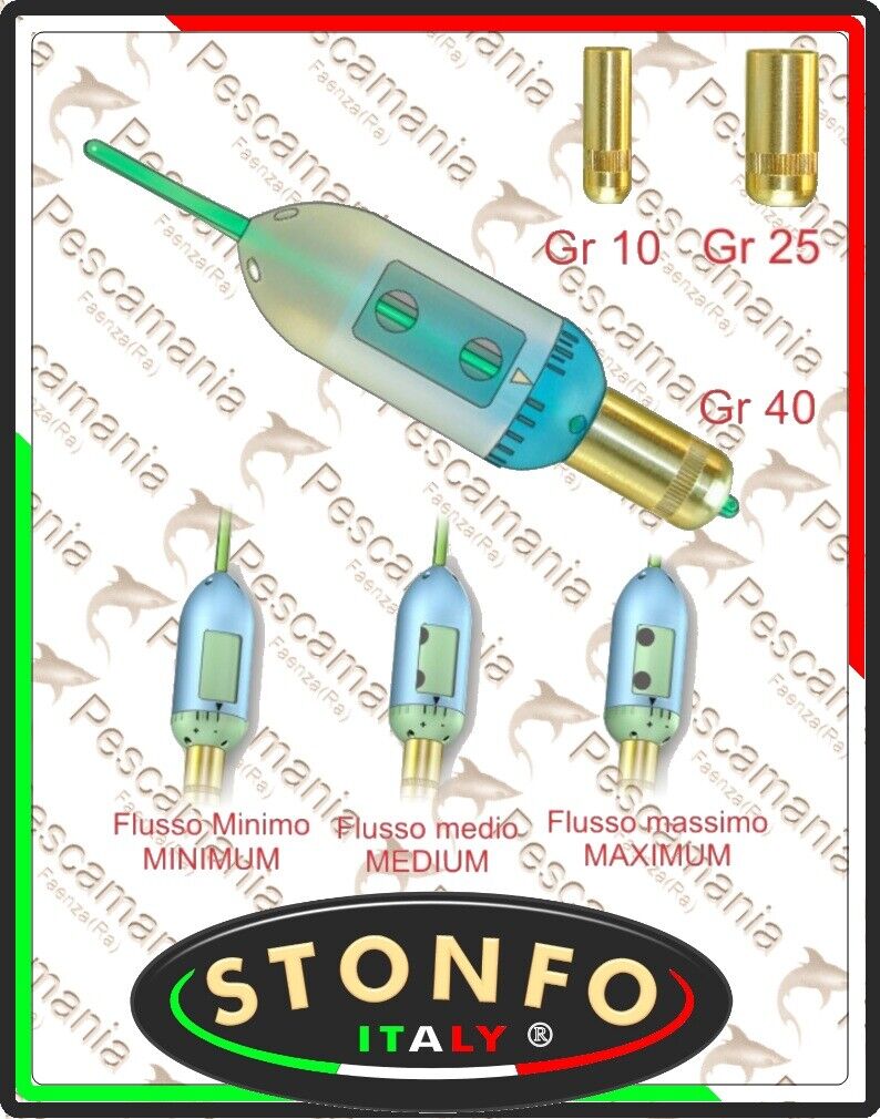 Pasturatore Stonfo Feeder regolabile a peso variabile 10-25-40gr.