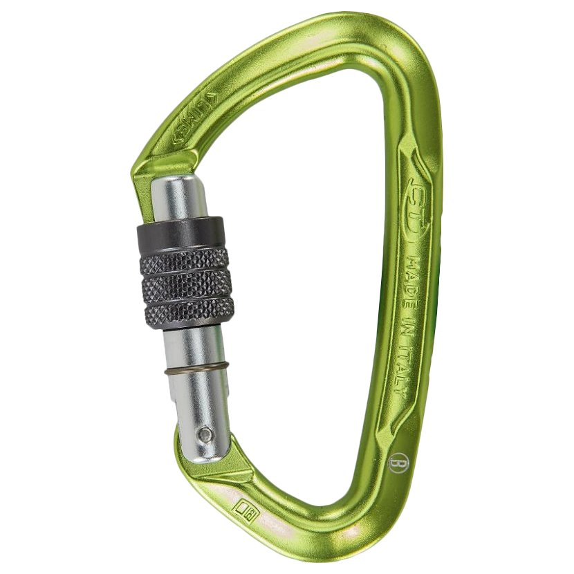 LIME SG Moschettone con ghiera, Verde  CARABINER CLIMBING TECHNOLOGY CT
