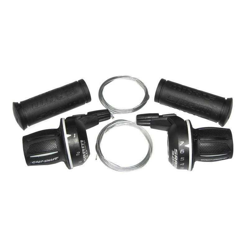 coppia comandi cambio rotante grip shift 3.0 3x7v SRAM bici comandi cambio