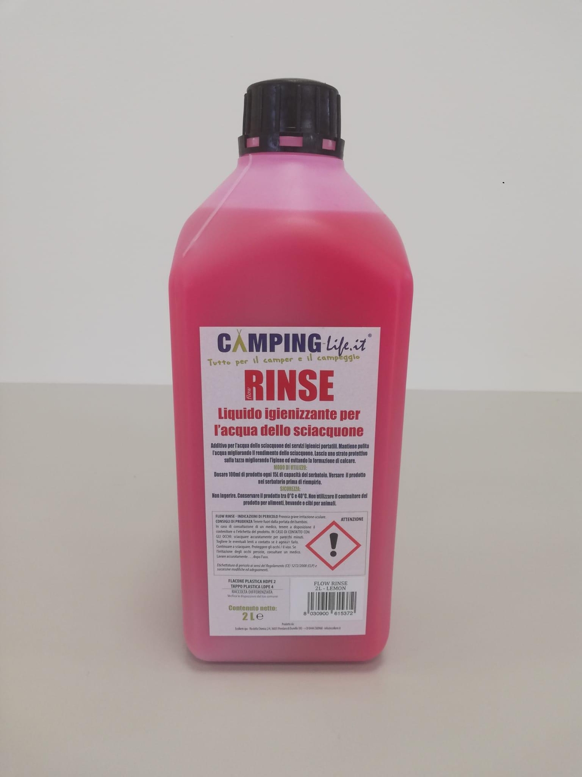 IGIENIZZANTE SCIACQUONE CAMPING-LIFE RINSE PINE BY FLOW 2LT