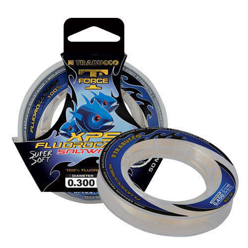 MONOFILO FLUOROCARBON XPS SALTWATER 0,25 MM TRABUCCO T FORCE PESCA TERMINALI