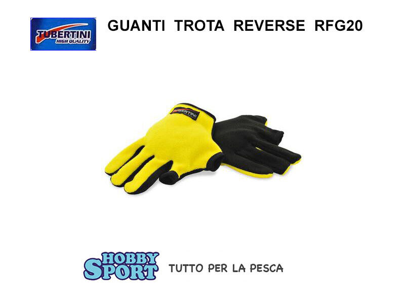 GUANTI REVERSE RFG20  MIS. XL 7001702  FISHING GLOVES  PESCA TROTA TUBERTINI