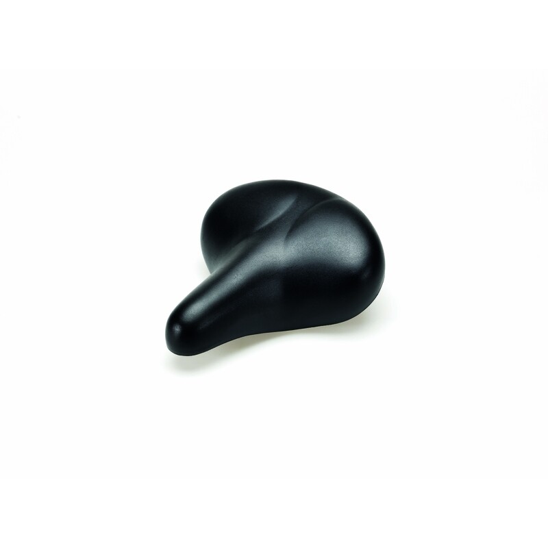 sella olanda in poliuretano con molle 260 x 222mm nero Selle SMP city universal