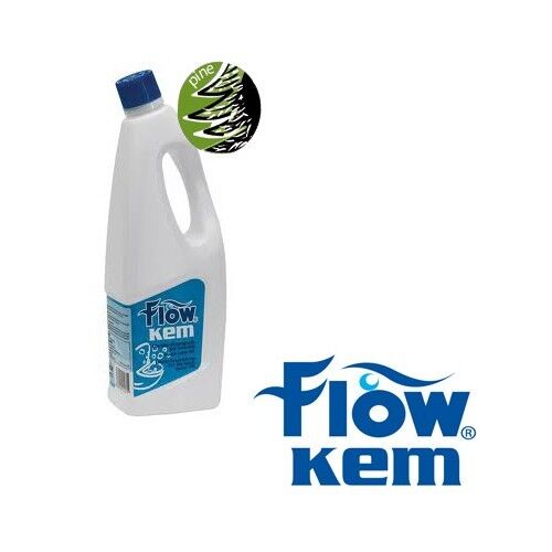 AQUA FLOW KEM PINO 2 LT CAMPER BARCA ACQUE NERE DISGREGANTE WC CHIMICO