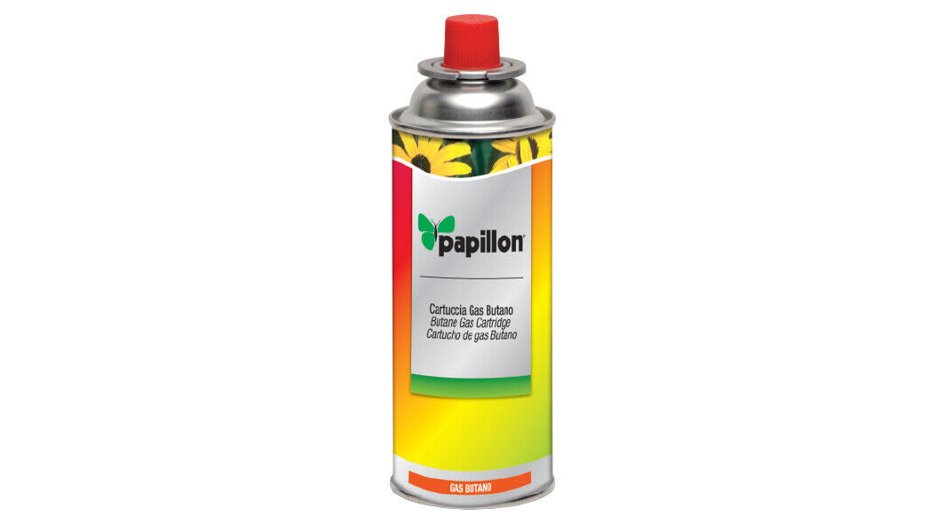 BOMBOLETTA CARTUCCIA GAS BUTANO PER FORNELLI CAMPEGGIO BISTROT 227gr PAPILLON
