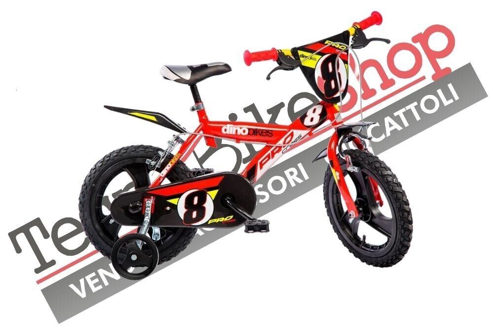 BICICLETTA BAMBINO BAMBINI DINO BIKES MTB PRO CROSS  - Taglia 14 Pollici