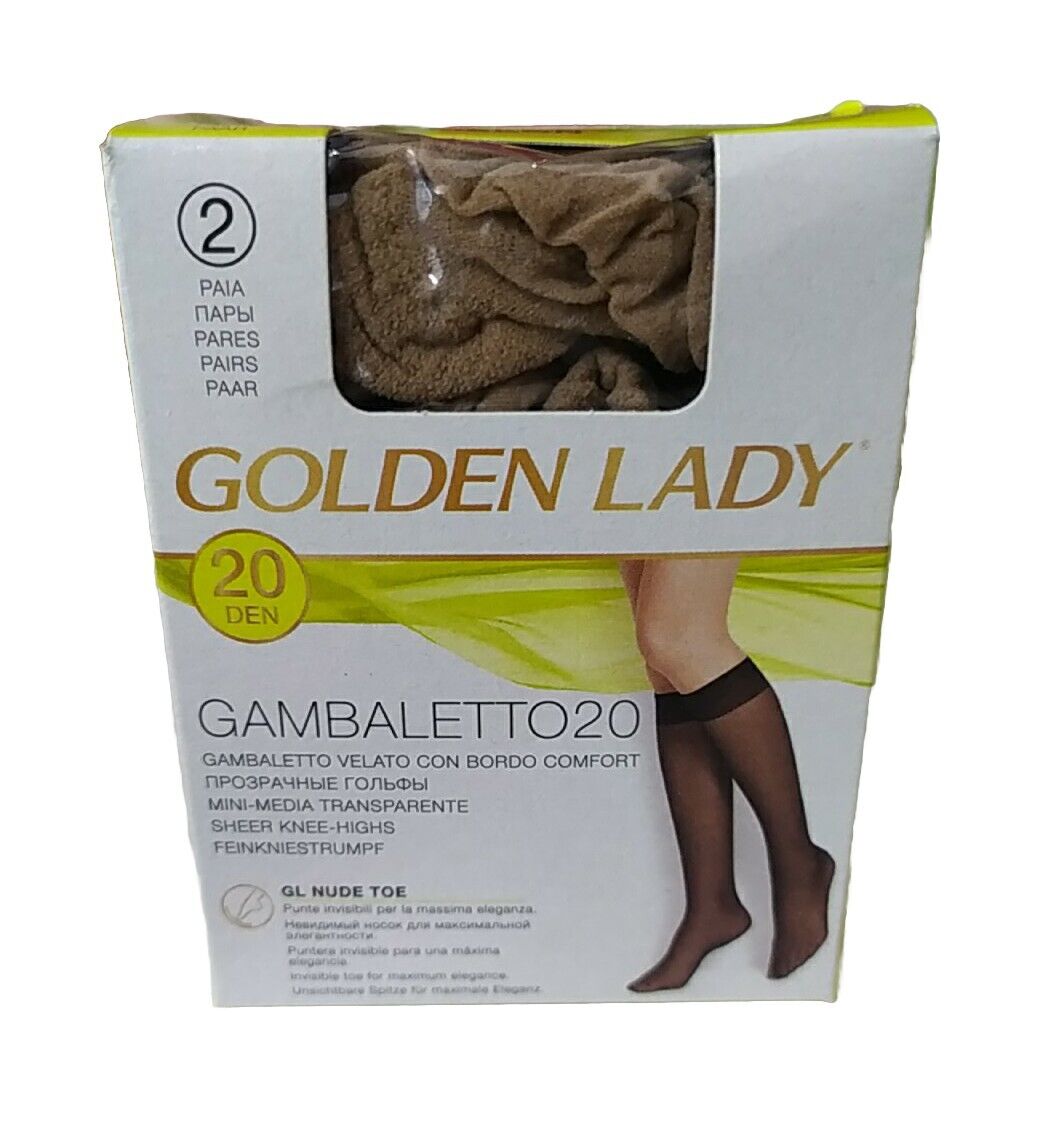 Golden Lady Gambaletto Velato 20 Den 2 Paia