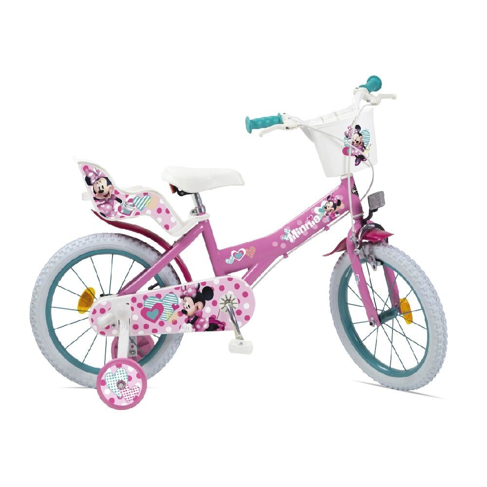 Bici Per Bambine Disney Minnie 14 Rosa/Bianca