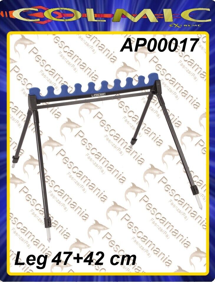 Appoggia Kit 9 posti PRO con gambe roubaisienne inglesi Colmic 45+42cm